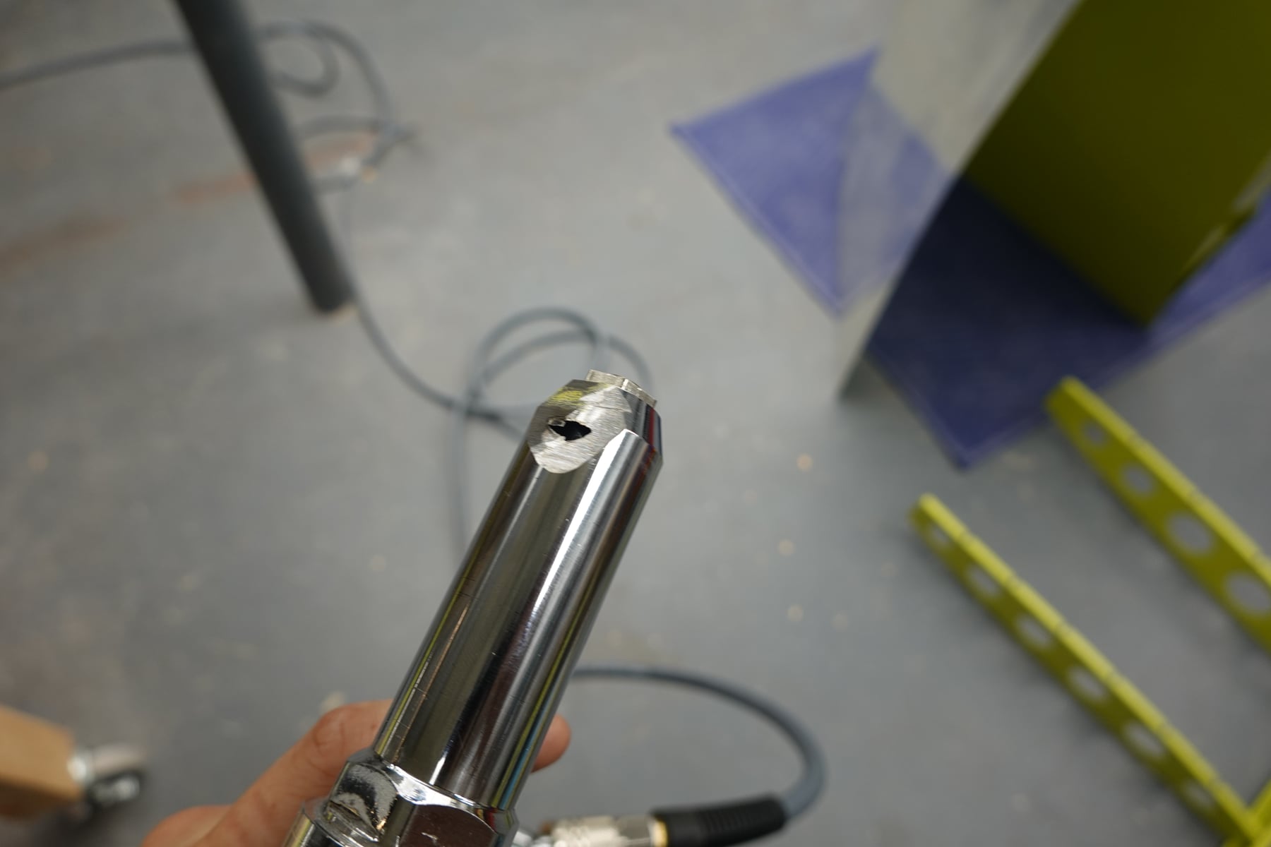 My riveter modification. It's not pretty, but it works.