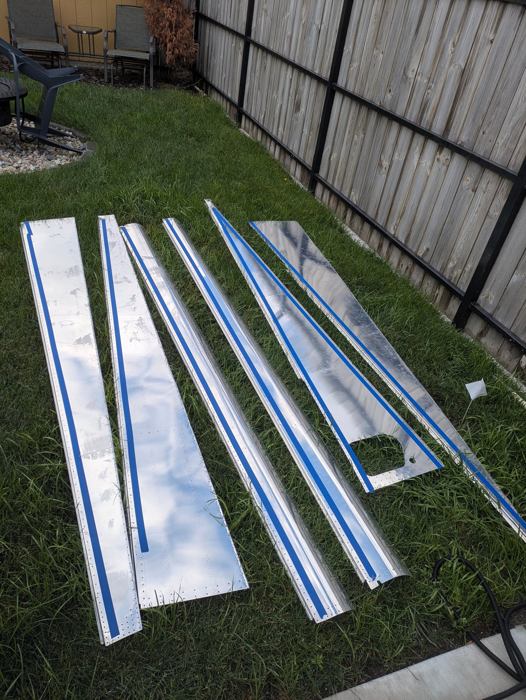 Everything ready for cleaning and etching.