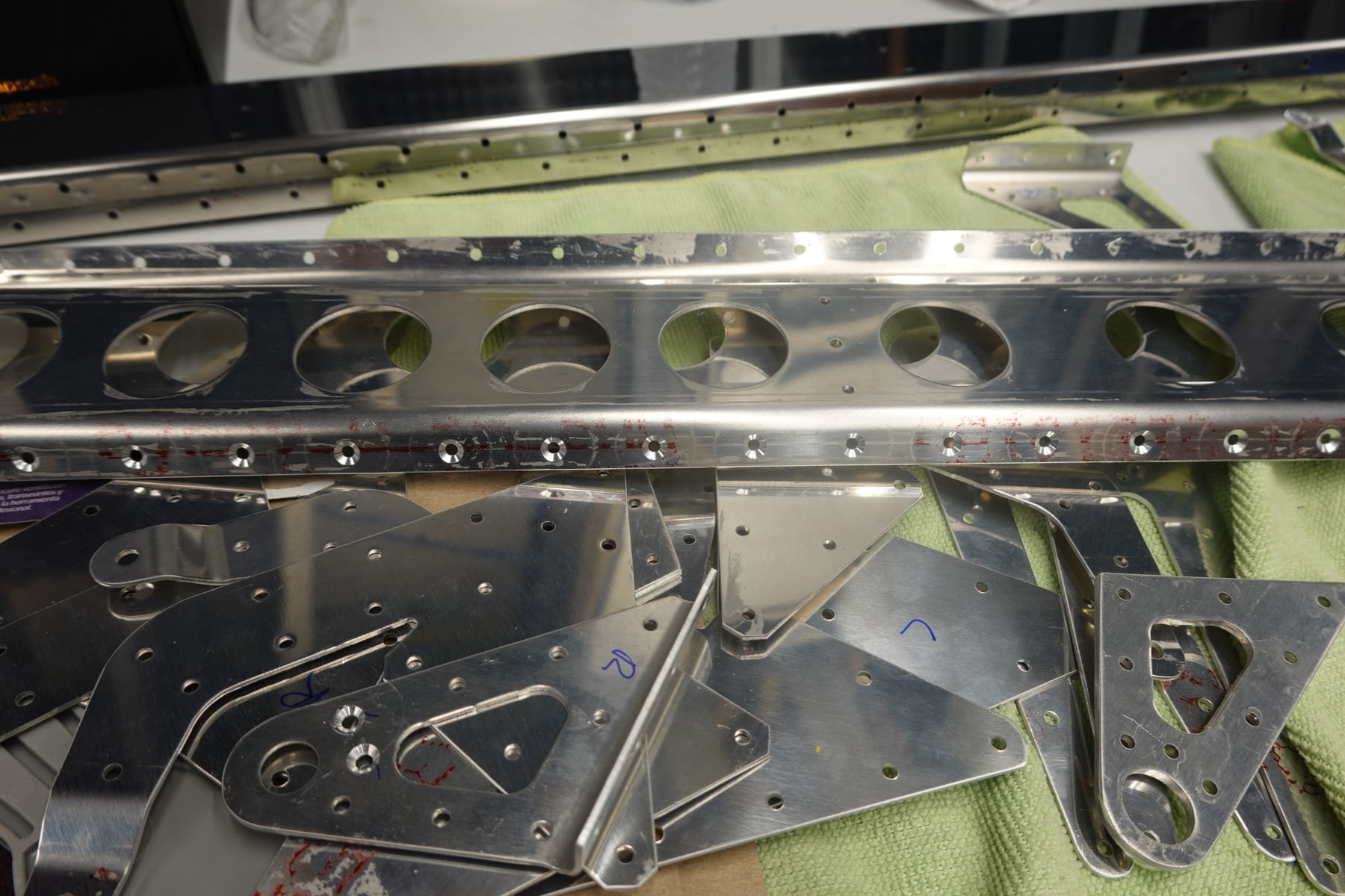 Wing pieces in prep.